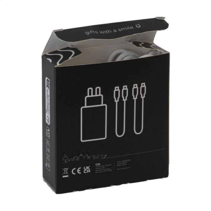 Set de recharge | Recyclé | Type-C et Lightning | 100 cm