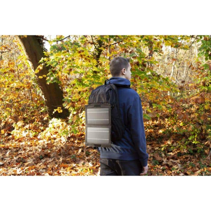 Chargeur panneau solaire | 10W | RPET | USB-A et USB-C