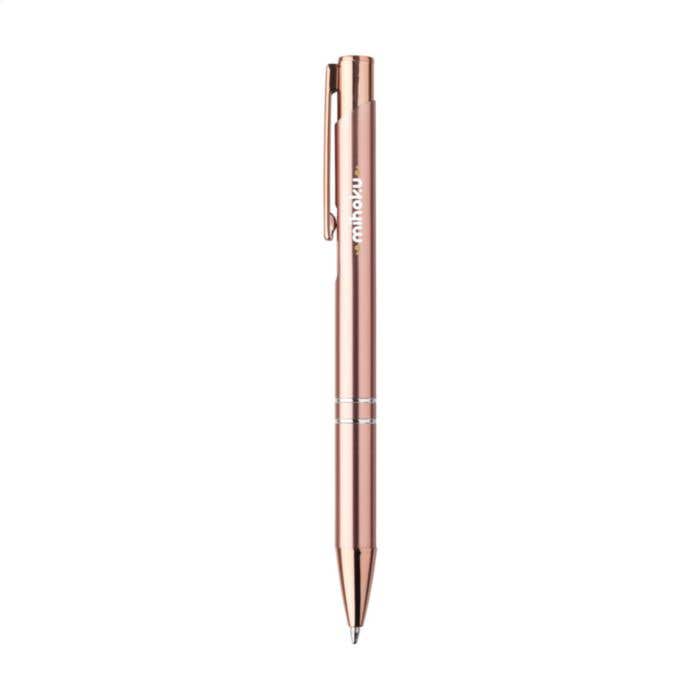 Stylo à bille | Aluminium recyclé | Finition or rose