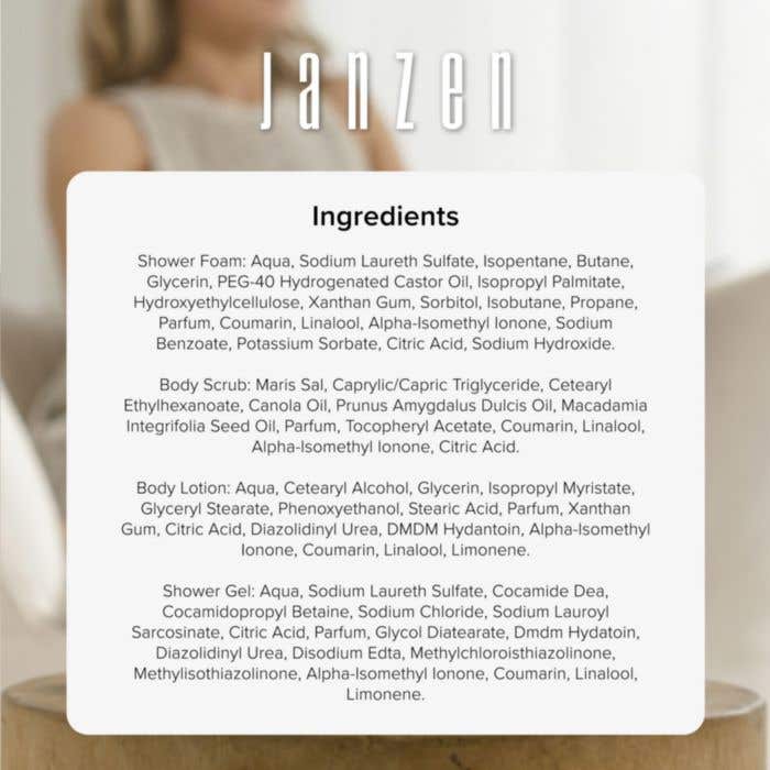 Janzen Gift Set Black 22 | 4 pièces | Soins du corps