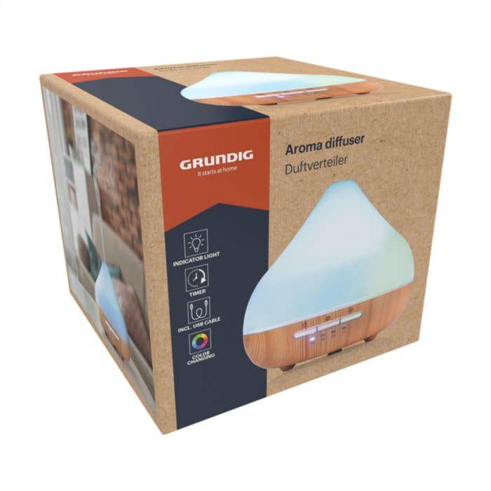 Grundig Diffuseur d'arômes | 350 ml | Éclairage LED | Minuterie