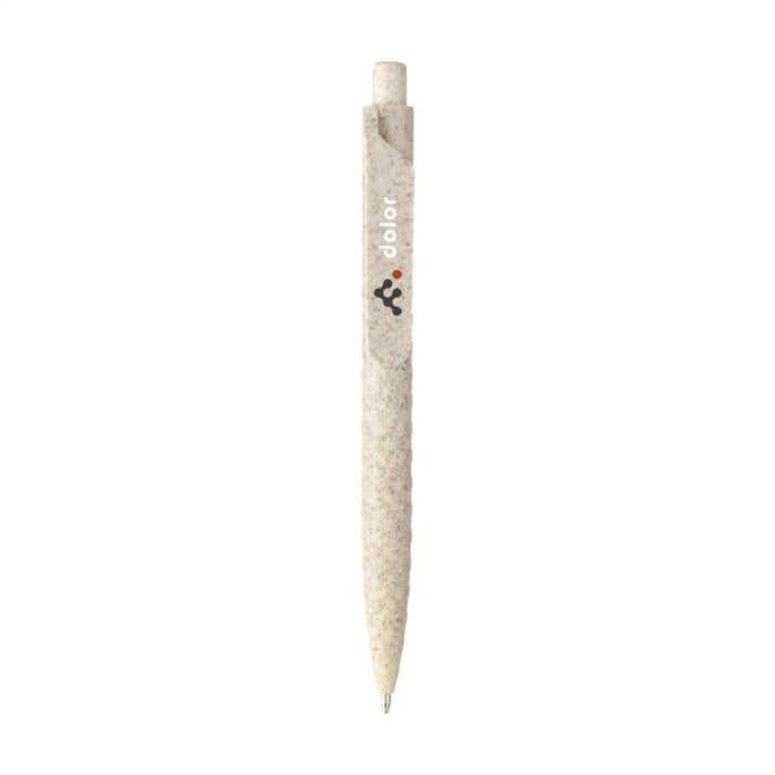 Stylo à bille | Paille de blé | Encre bleue