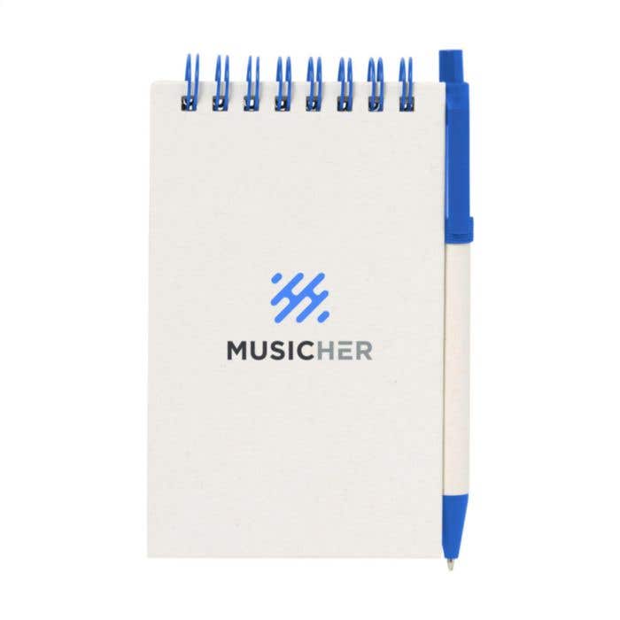 Carnet de notes | Recyclé | A6 | Ligné | Avec stylo