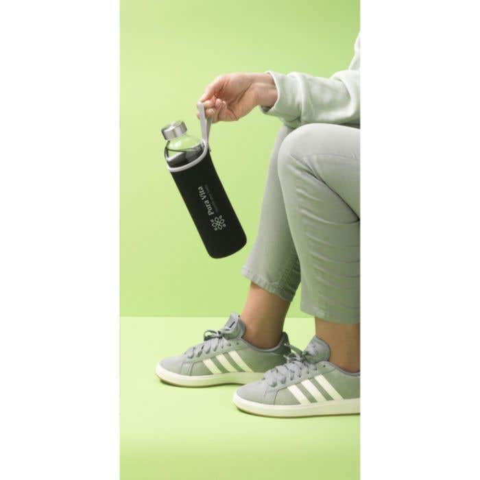 Gourde | Verre | 750 ml | Housse néoprène