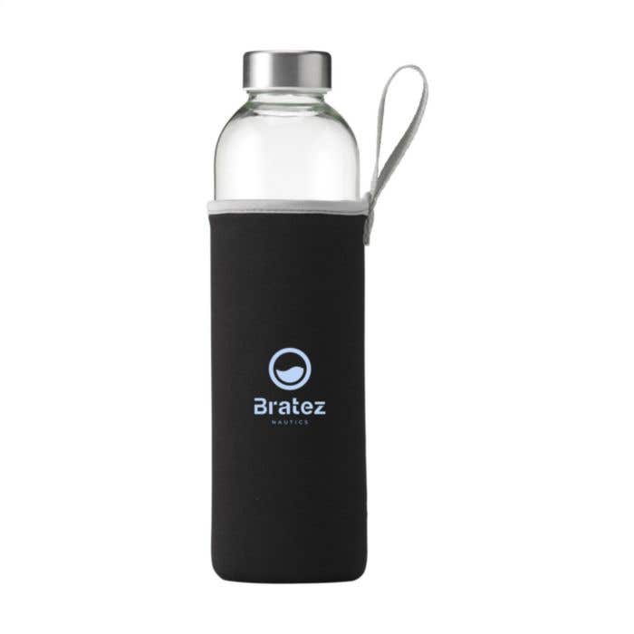 Gourde | Verre | 750 ml | Housse néoprène