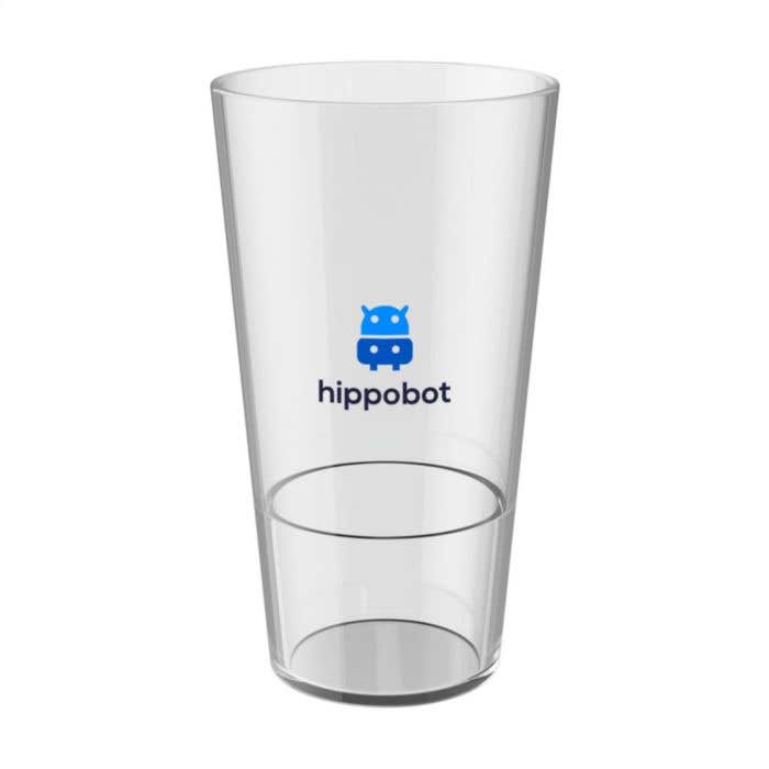 Verre à bière HappyGlass | Tritan | 330 ml | Empilable