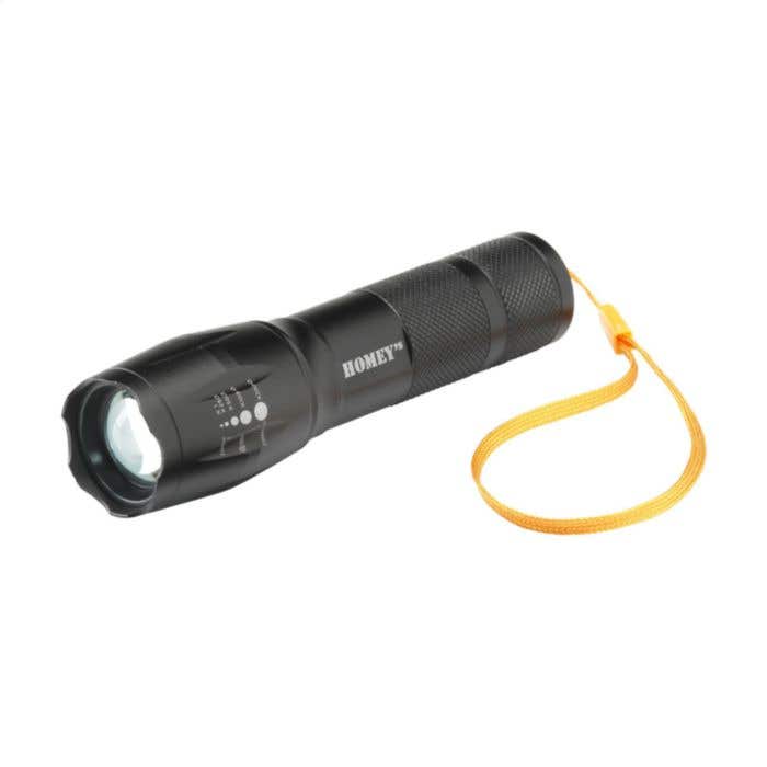 Lampe torche Homey's | Aluminium | 200 lumen | 150 m de portée