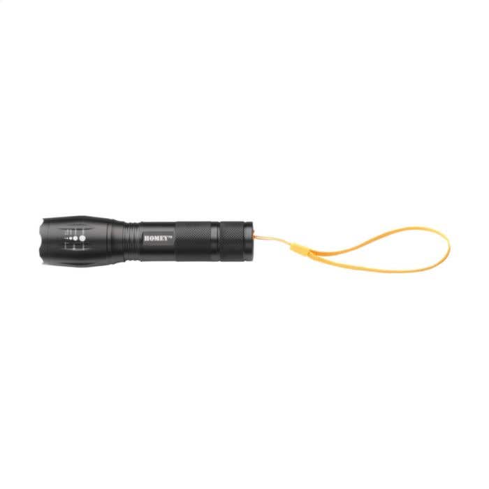 Lampe torche Homey's | Aluminium | 200 lumen | 150 m de portée
