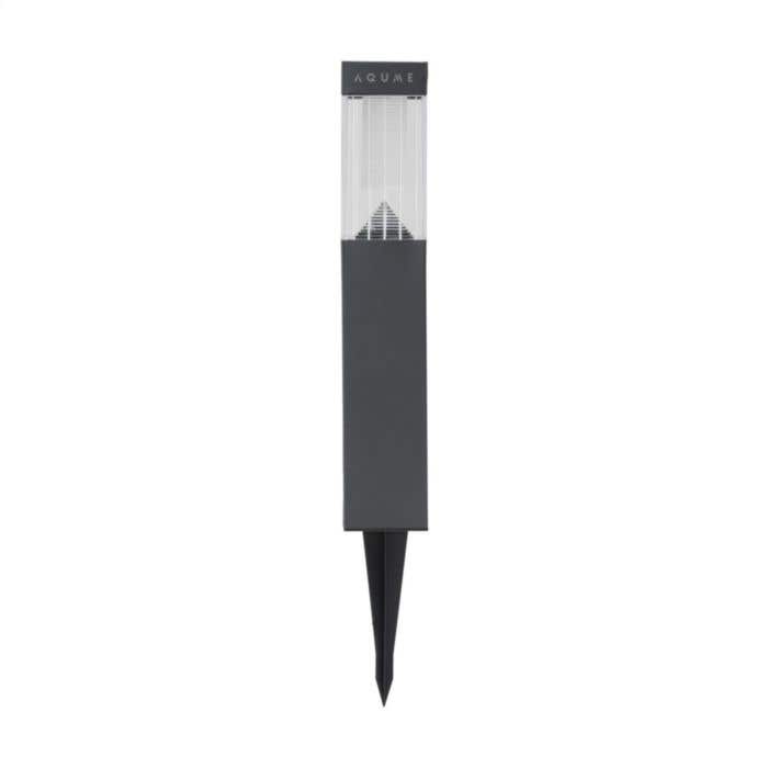 Grundig Lampe LED solaire | Acier inoxydable | Interrupteur crépusculaire automatique