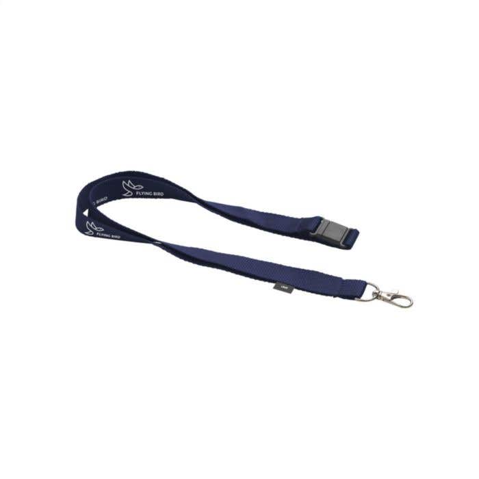Cordon porte-clés | Recyclé | 2 cm | Fermeture de sécurité
