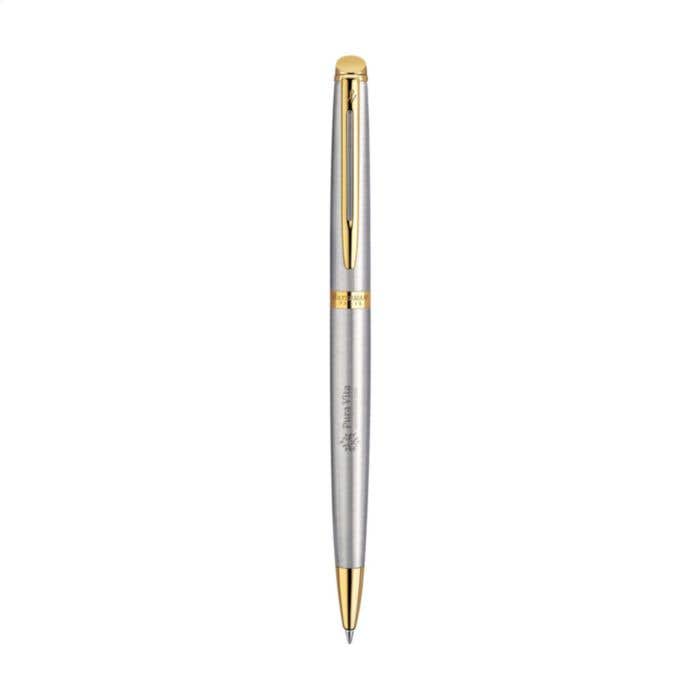 Stylo bille Waterman Hémisphère | Encre bleue | Acier inoxydable | Mécanisme rotatif