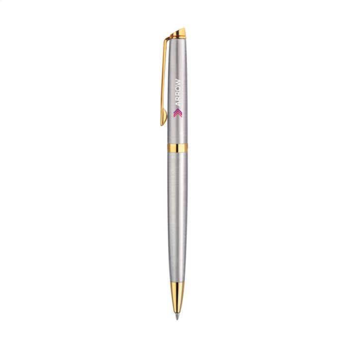 Stylo bille Waterman Hémisphère | Encre bleue | Acier inoxydable | Mécanisme rotatif