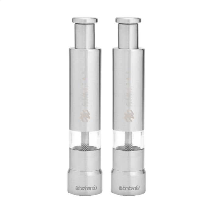 Brabantia | Set moulins à sel et poivre | Acier inoxydable recyclé