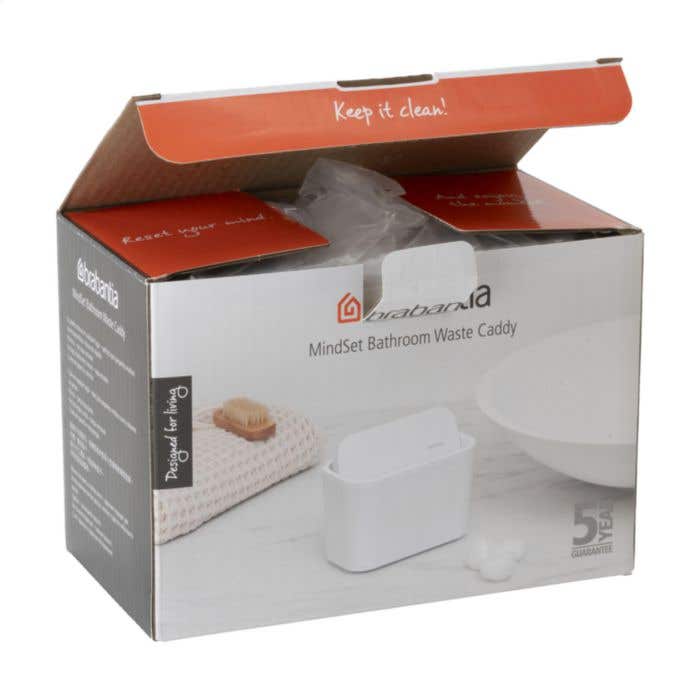 Brabantia | Poubelle salle de bain | Plastique | Couvercle basculant