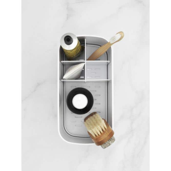 Brabantia | Caddy de salle de bain | Résistant à la corrosion | 5 compartiments