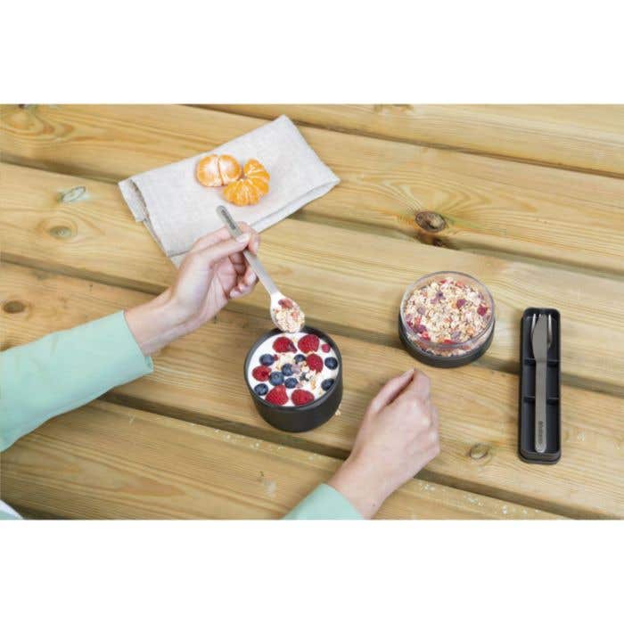 Brabantia Pot à yaourt | 500 ml | Étanche | Résistant au micro-ondes