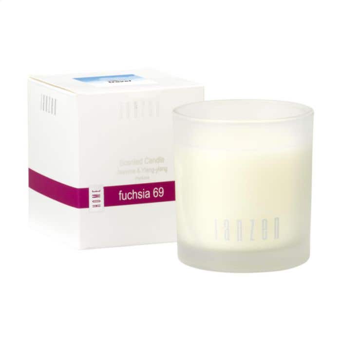 Janzen | Bougie parfumée Fuchsia 69 | Cire naturelle | Pot en verre