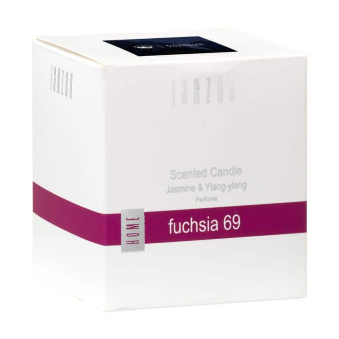 Janzen | Bougie parfumée Fuchsia 69 | Cire naturelle | Pot en verre