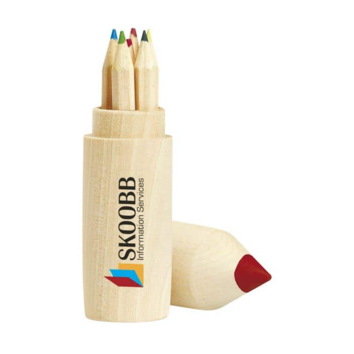 Crayons de couleur ColourWoody | Bois | Set de 6 pièces