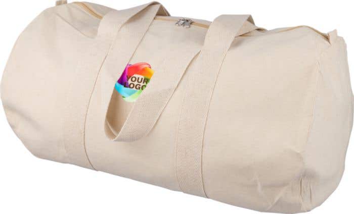 Sac de sport Lobelia Natural | Coton | OEKO-TEX® | Fermeture éclair