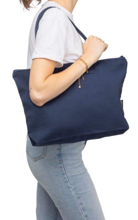 Sac Mimosa | 13 L | Coton recyclé | Fermeture éclair