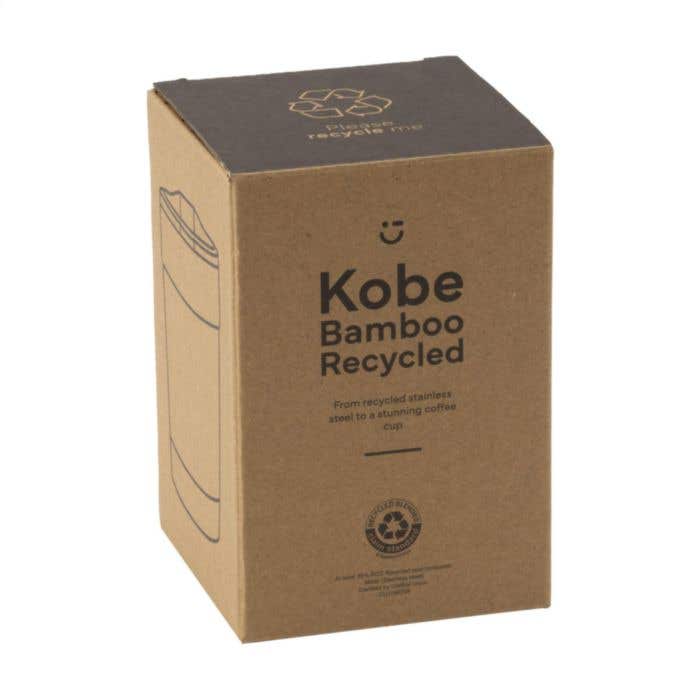Mug isotherme | Acier inoxydable recyclé | 350 ml | Base en bambou