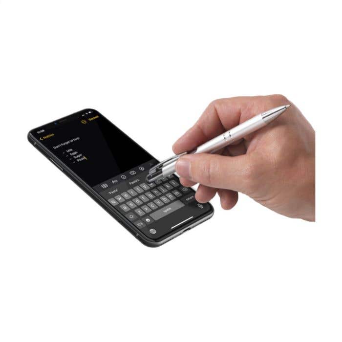 Stylet stylo à bille Ebony Touch | Aluminium | Pointeur écran tactile