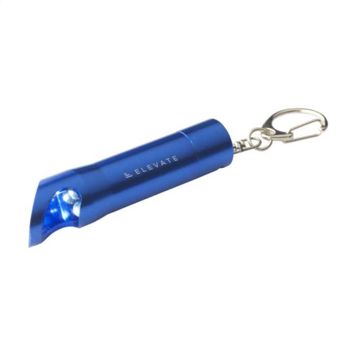 Lampe torche LED | Aluminium | Avec ouvre-bouteille et mousqueton