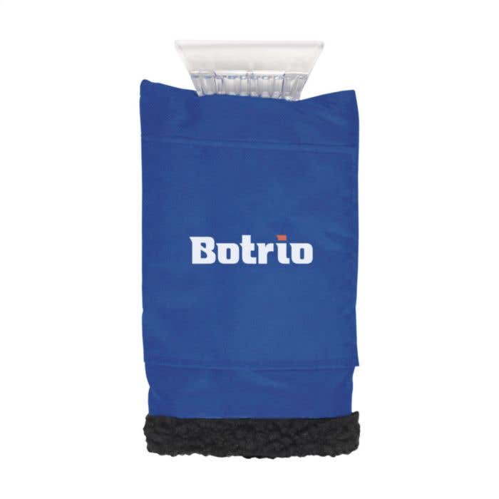 Grattoir à glace avec gant | Doublure teddy | Nylon