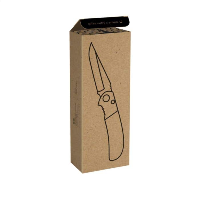 Couteau de poche | Bois | Lame inox | Verrouillage