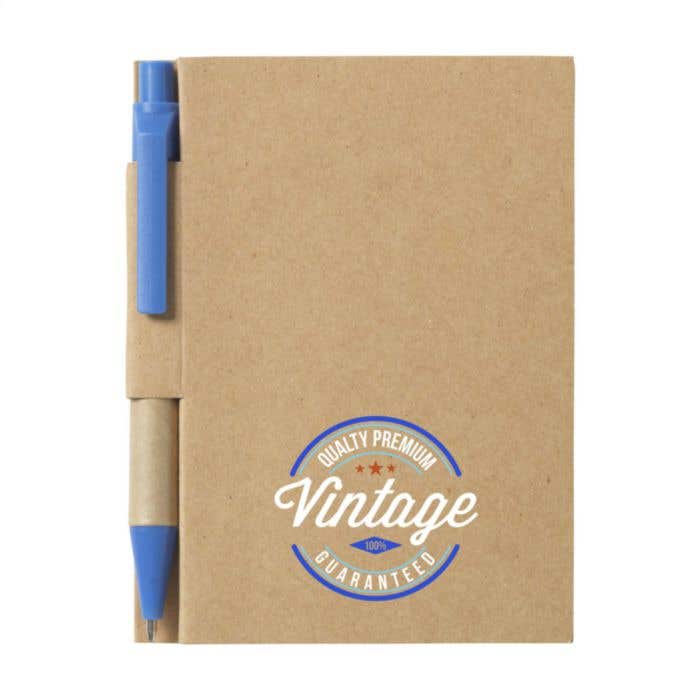 Carnet de notes | Recyclé | Avec stylo à bille | 80 feuilles