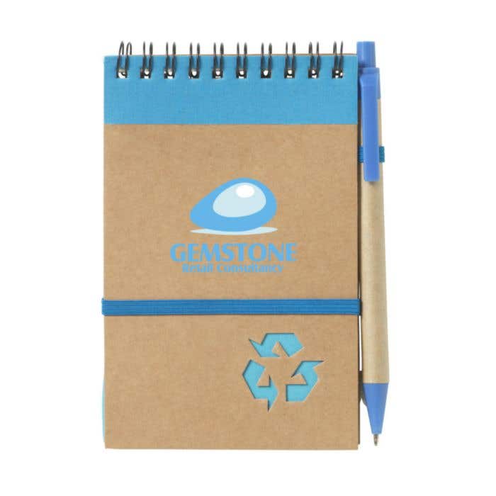 Carnet de notes | Recyclé | Ligné | Avec stylo à bille