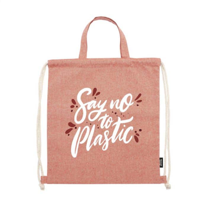 Sac à dos | Coton recyclé | 8 l | Cordon de serrage