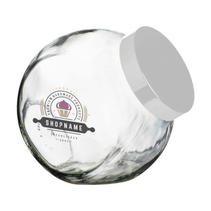 Bocal à bonbons | Verre | 2 litres | Couvercle à vis