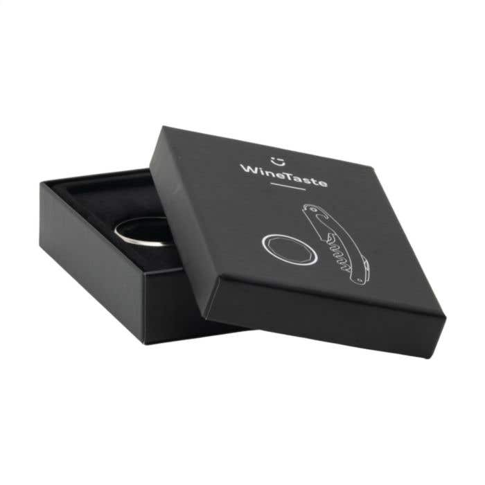 Coffret cadeau vin | Couteau de sommelier et anti-gouttes | Acier mat