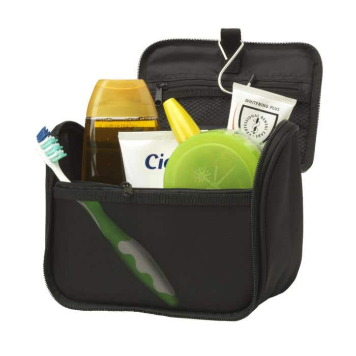Trousse de toilette | Polyester | Crochet de suspension