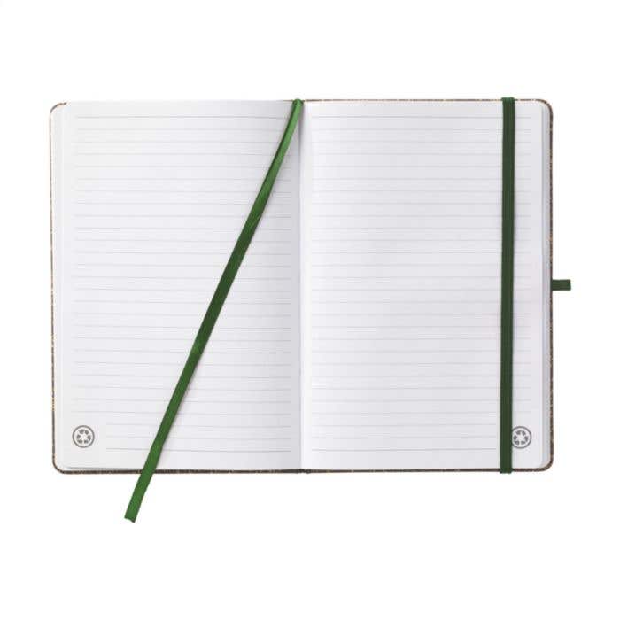Carnet de notes | Recyclé | A5 | Feuilles de thé et liège