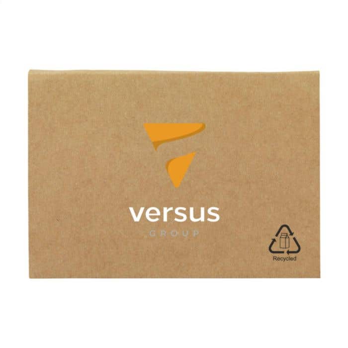 Carnet mémo | Recyclé | Sticky notes et marqueurs