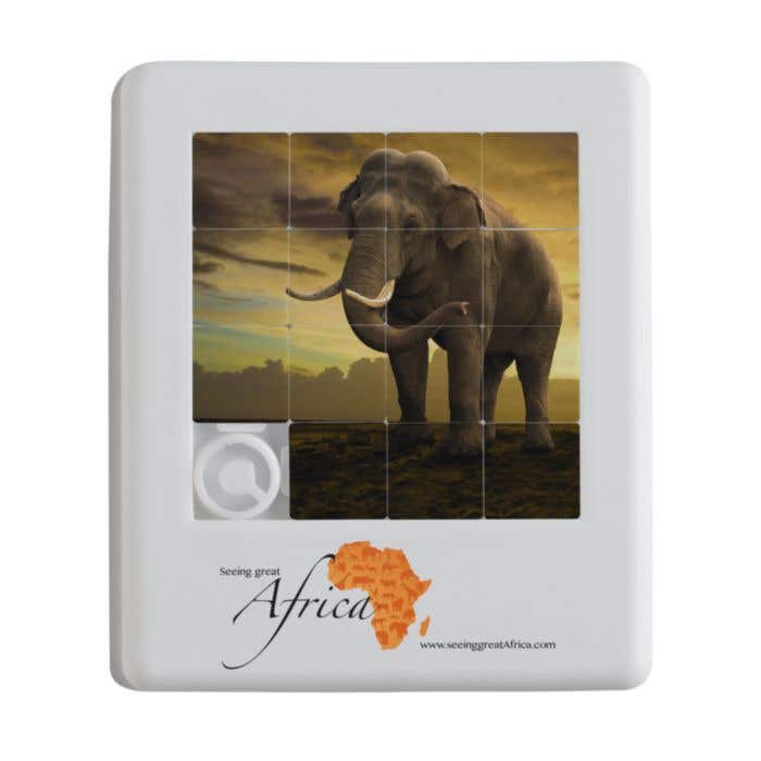 Puzzle coulissant Shuffle | 9 tuiles | Imprimable en quadrichromie