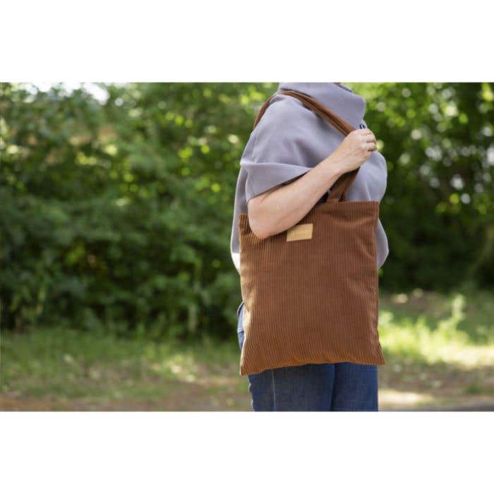 Shopper | Velours côtelé recyclé | 8 l