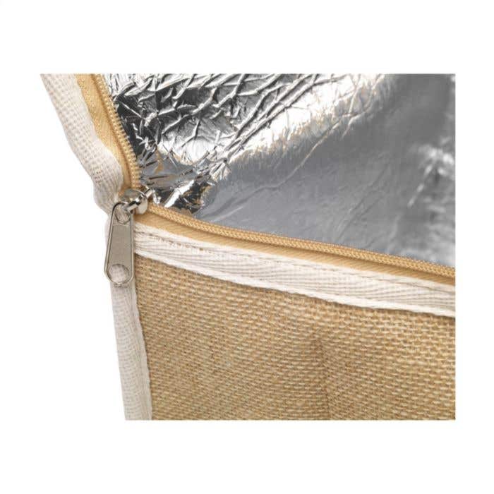 Sac isotherme Mumbai | Jute | 24 L | Poche latérale