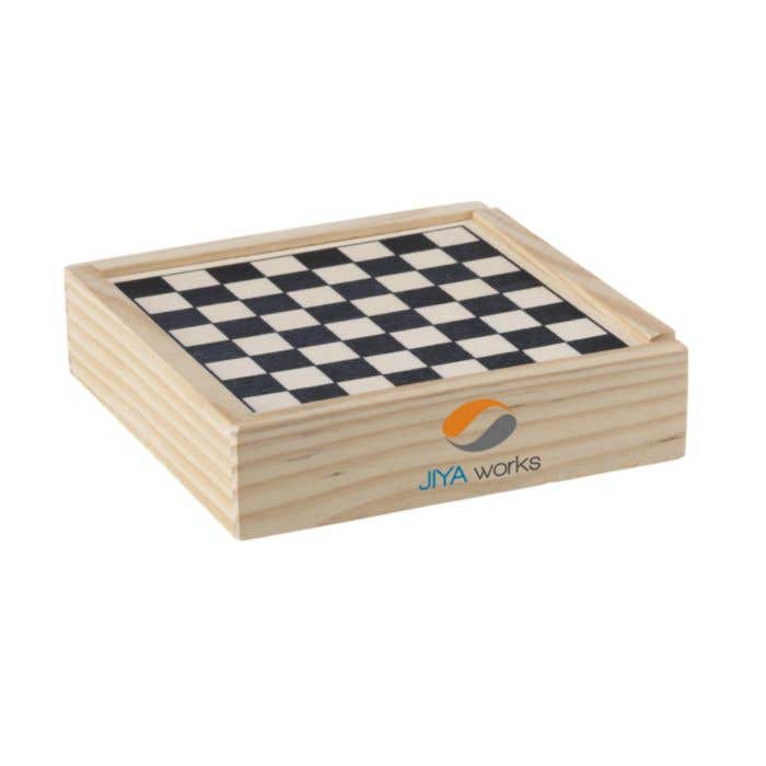 Coffret de jeux | Bois | 5 jeux classiques
