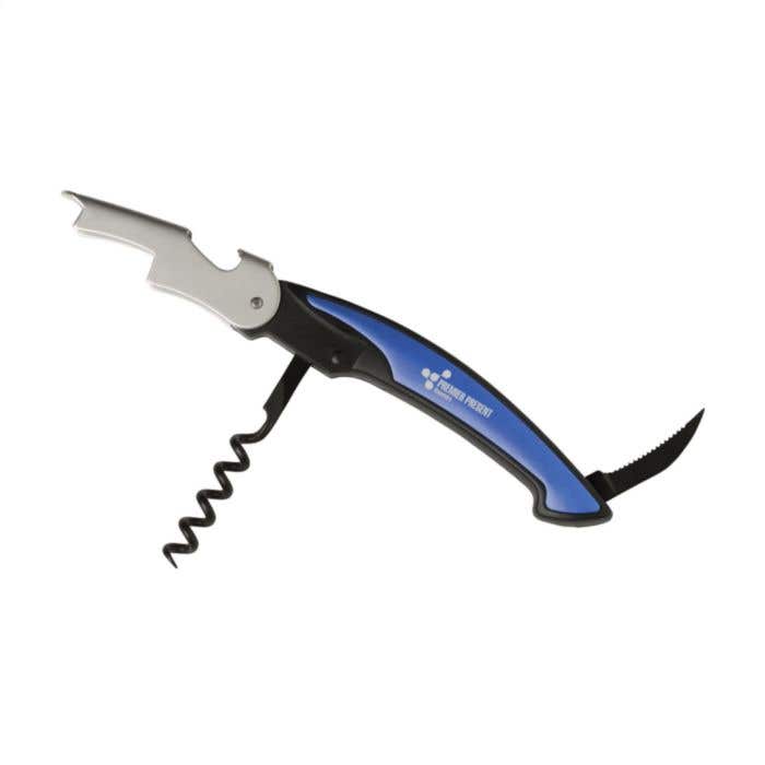 Couteau sommelier | Acier inoxydable et aluminium | 3-en-1