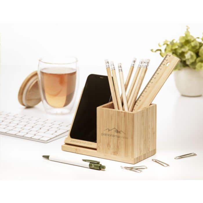 Verre double paroi | Couvercle en bambou | 350 ml