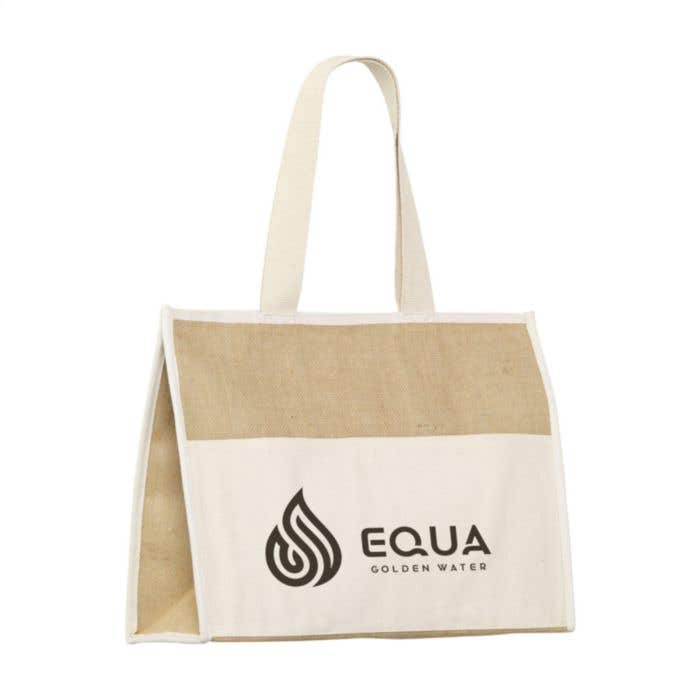 Sac shopping | Jute & Coton | 28 l | Fonction isotherme