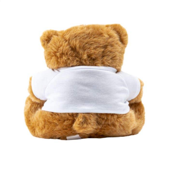 Ours en peluche | Avec T-shirt blanc