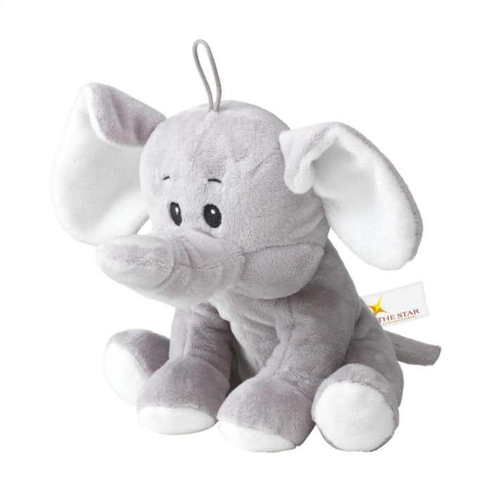 Éléphant en peluche | Super doux | Avec boucle de suspension