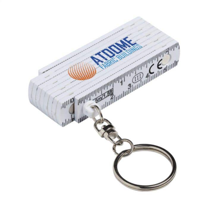 Mètre pliant mini | Fibre de verre | 0,5 m | Avec porte-clés