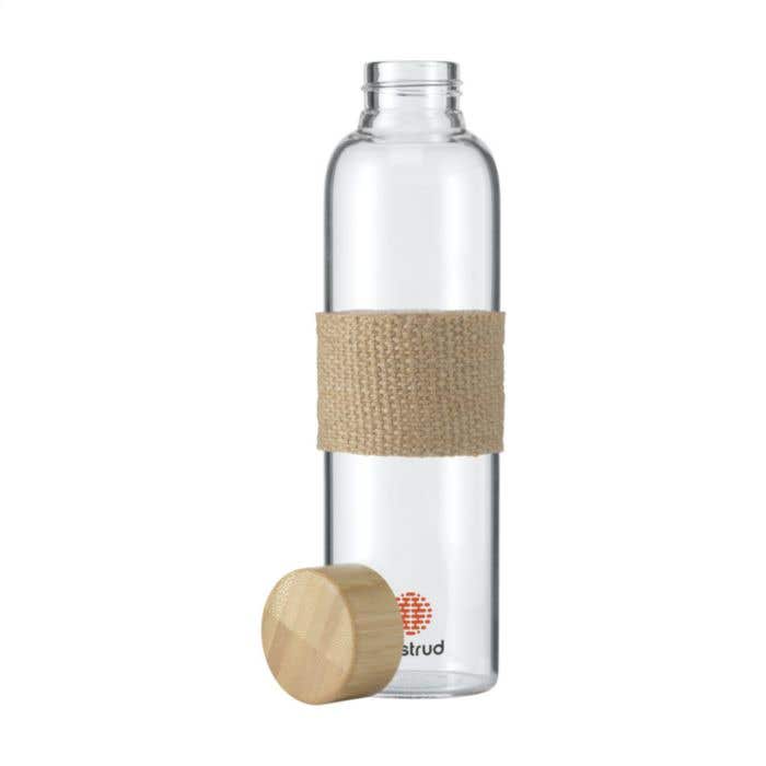 Gourde | Verre | 500 ml | Bouchon en bambou