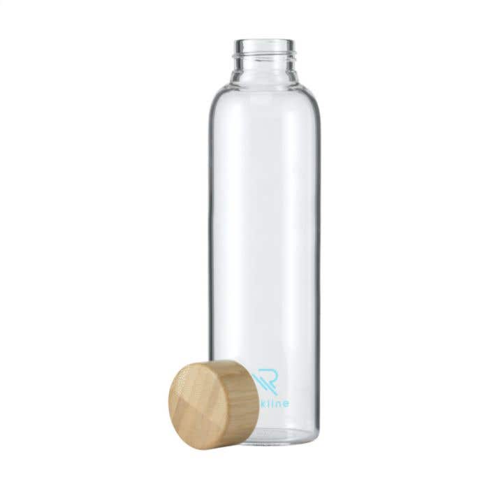 Gourde | Verre | 500 ml | Bouchon en bambou